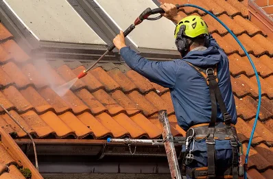 Démoussage et hydrofuge de toiture à Crespinet